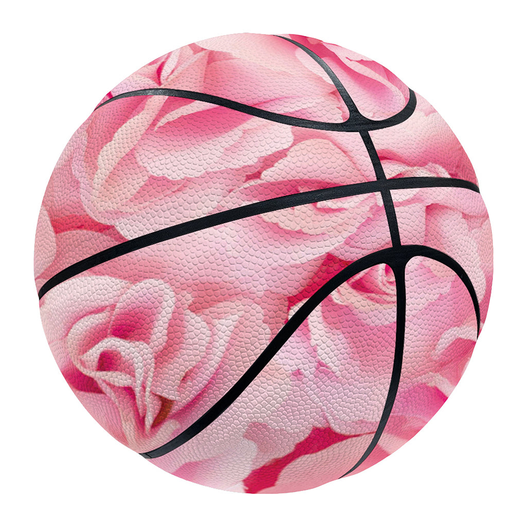 Pink Rose Print Basketball