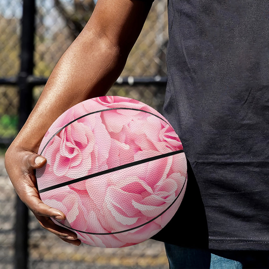 Pink Rose Print Basketball