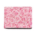 Pink Rose Print Bifold Wallet