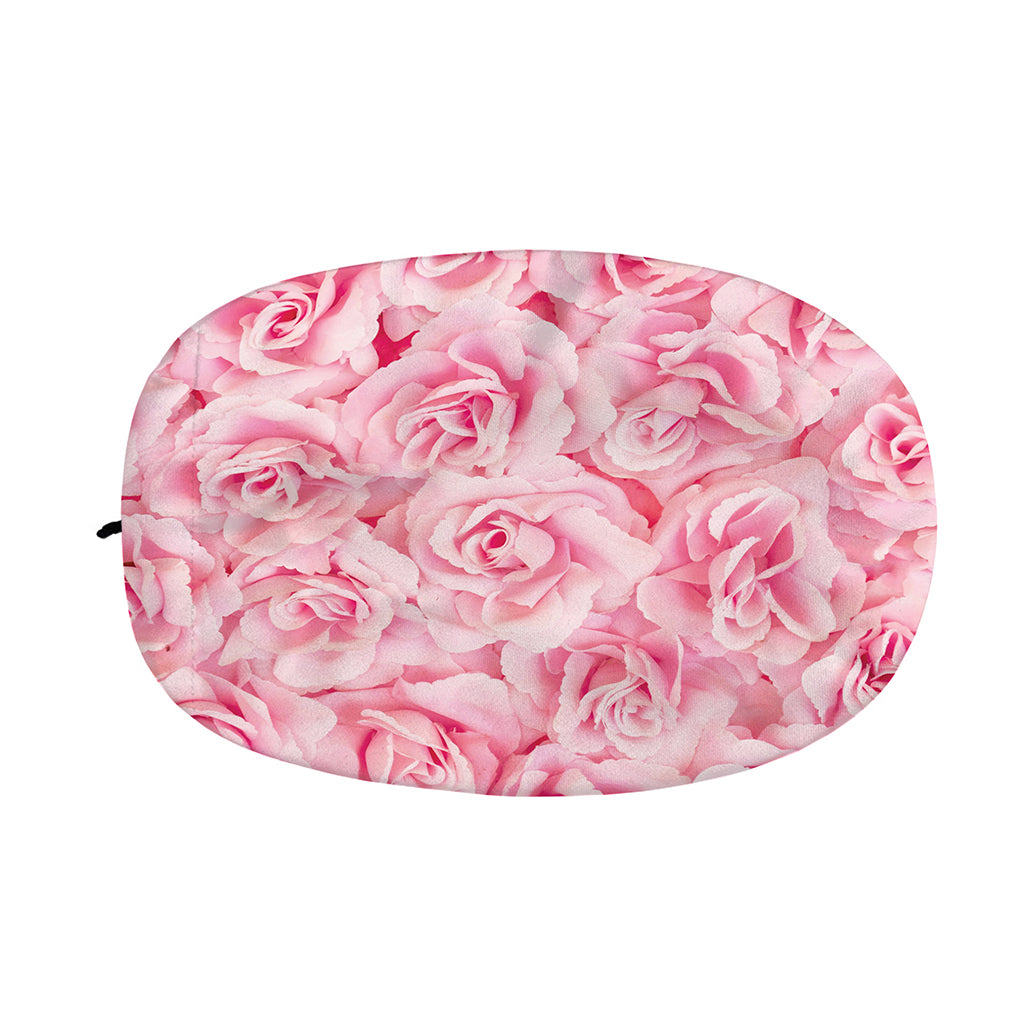 Pink Rose Print Car Side Mirror Covers