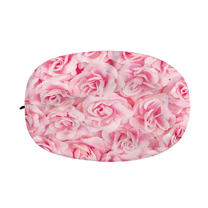 Pink Rose Print Car Side Mirror Covers