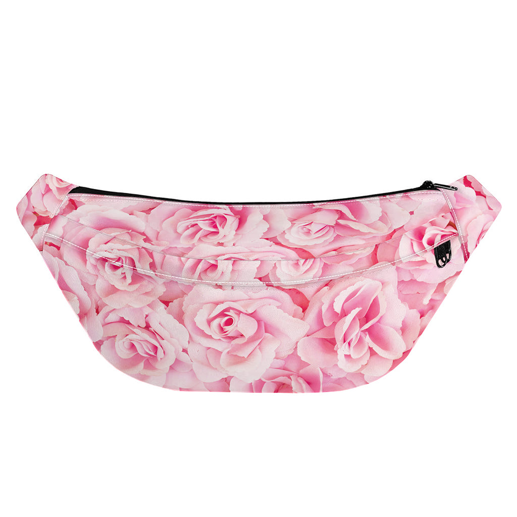 Pink Rose Print Fanny Pack