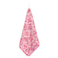 Pink Rose Print Hand Towel
