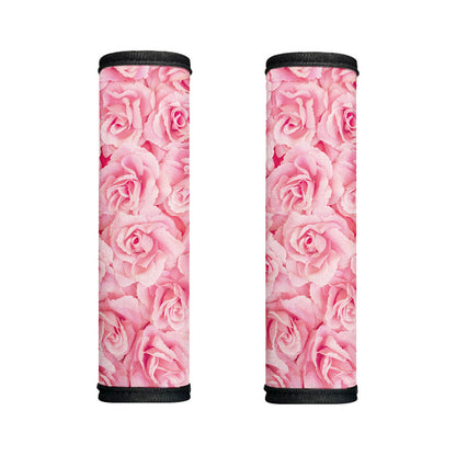 Pink Rose Print Handle Covers