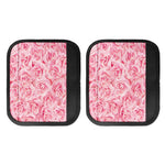 Pink Rose Print Handle Covers