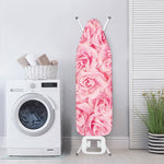 Pink Rose Print Ironing Board Cover