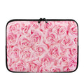 Pink Rose Print Laptop Sleeve