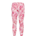 Pink Rose Print Men's Leggings