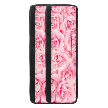 Pink Rose Print Refrigerator Handle Covers