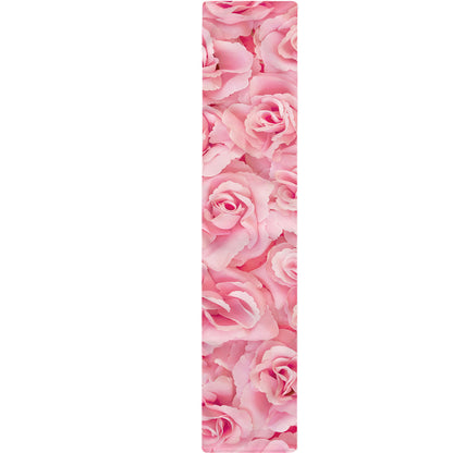 Pink Rose Print Table Runner