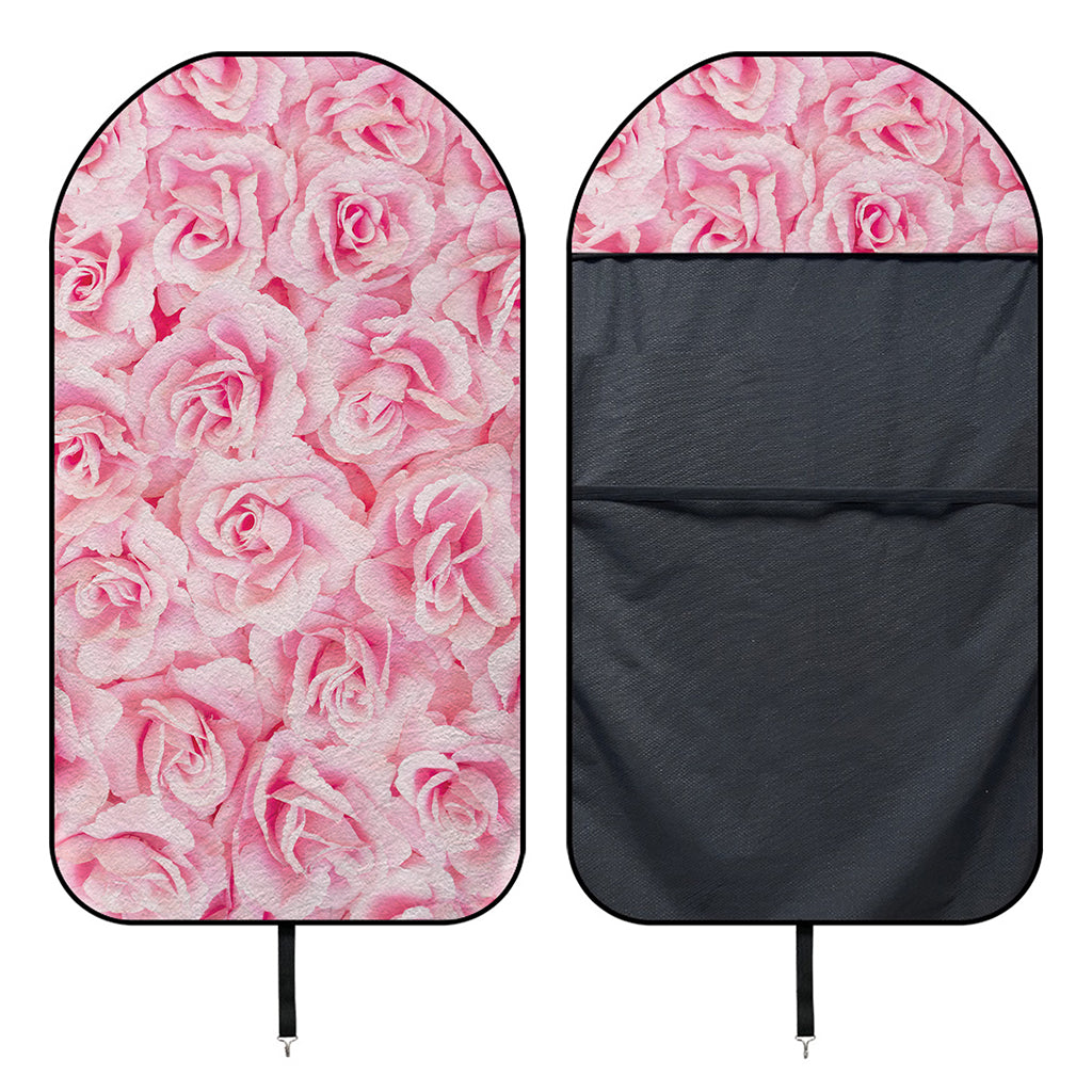 Pink Rose Print Waterproof Car Seat Cover