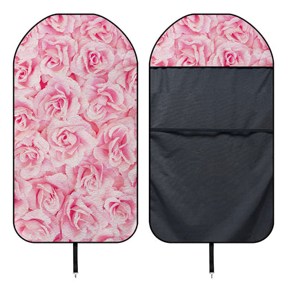 Pink Rose Print Waterproof Car Seat Cover