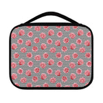 Pink Rose Zigzag Pattern Print Classic Bible Case