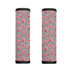 Pink Rose Zigzag Pattern Print Handle Covers
