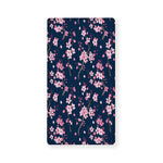 Pink Sakura Cherry Blossom Pattern Print Baby Crib Sheet