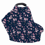 Pink Sakura Cherry Blossom Pattern Print Baby Seat Cover