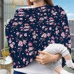 Pink Sakura Cherry Blossom Pattern Print Baby Seat Cover