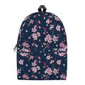 Pink Sakura Cherry Blossom Pattern Print School Backpack