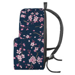 Pink Sakura Cherry Blossom Pattern Print Backpack