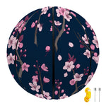 Pink Sakura Cherry Blossom Pattern Print Basketball