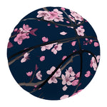Pink Sakura Cherry Blossom Pattern Print Basketball