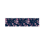 Pink Sakura Cherry Blossom Pattern Print Bed Runner