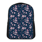 Pink Sakura Cherry Blossom Pattern Print Casual Backpack