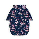 Pink Sakura Cherry Blossom Pattern Print Dog Zip Up Hoodie