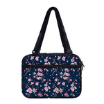 Pink Sakura Cherry Blossom Pattern Print Double Strap Bible Bag