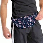 Pink Sakura Cherry Blossom Pattern Print Fanny Pack
