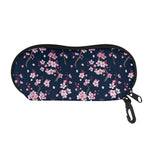 Pink Sakura Cherry Blossom Pattern Print Glasses Case