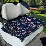 Pink Sakura Cherry Blossom Pattern Print Golf Cart Seat Cover