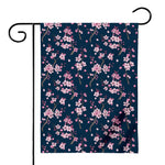 Pink Sakura Cherry Blossom Pattern Print House Flag