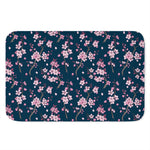 Pink Sakura Cherry Blossom Pattern Print Indoor Door Mat