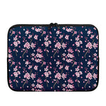 Pink Sakura Cherry Blossom Pattern Print Laptop Sleeve