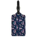 Pink Sakura Cherry Blossom Pattern Print Luggage Tag