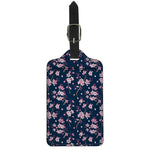 Pink Sakura Cherry Blossom Pattern Print Luggage Tag