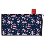 Pink Sakura Cherry Blossom Pattern Print Mailbox Cover
