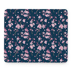 Pink Sakura Cherry Blossom Pattern Print Mouse Pad