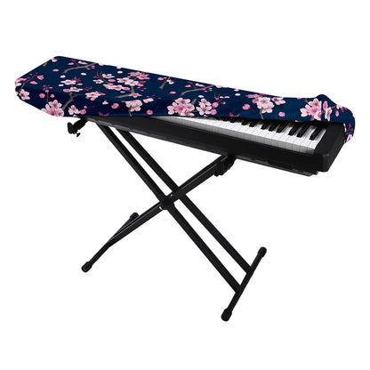 Pink Sakura Cherry Blossom Pattern Print Piano Keyboard Cover