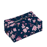Pink Sakura Cherry Blossom Pattern Print Rectangle Tissue Box Cover
