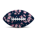Pink Sakura Cherry Blossom Pattern Print Rugby Ball