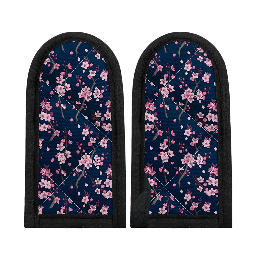 Pink Sakura Cherry Blossom Pattern Print Skillet Handle Cover