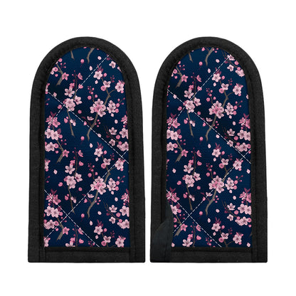 Pink Sakura Cherry Blossom Pattern Print Skillet Handle Cover