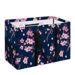 Pink Sakura Cherry Blossom Pattern Print Utility Tote Bag