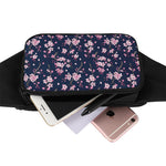Pink Sakura Cherry Blossom Pattern Print Waist Bag