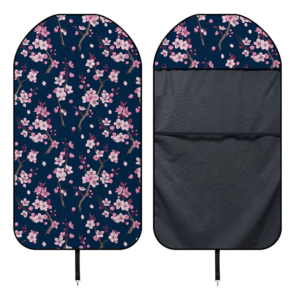 Pink Sakura Cherry Blossom Pattern Print Waterproof Car Seat Cover