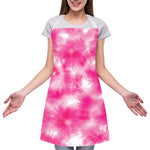 Pink Shibori Tie Dye Print Adjustable Apron