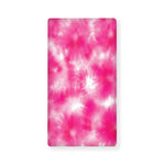 Pink Shibori Tie Dye Print Baby Crib Sheet