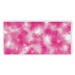 Pink Shibori Tie Dye Print Beach Towel